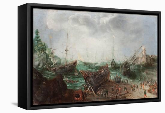 Harbour Scene, C. 1615-Adam Willaerts-Framed Premier Image Canvas