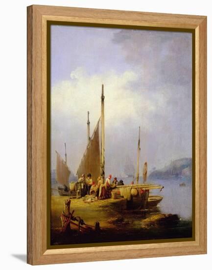 Harbour Scene-Nicholas Matthews Condy-Framed Premier Image Canvas