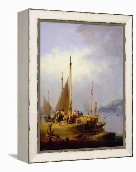 Harbour Scene-Nicholas Matthews Condy-Framed Premier Image Canvas