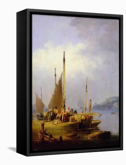 Harbour Scene-Nicholas Matthews Condy-Framed Premier Image Canvas