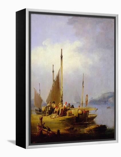 Harbour Scene-Nicholas Matthews Condy-Framed Premier Image Canvas