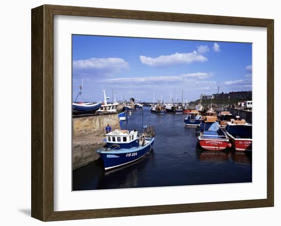 Harbour, Seahouses, Northumberland, England, United Kingdom-Geoff Renner-Framed Photographic Print