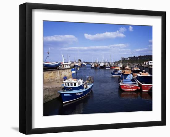 Harbour, Seahouses, Northumberland, England, United Kingdom-Geoff Renner-Framed Photographic Print