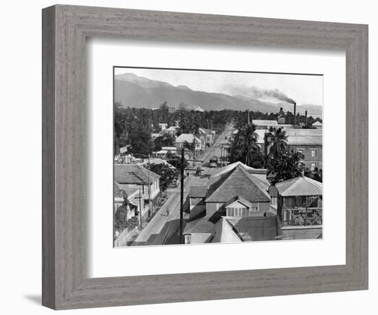 Harbour Street (Eas), Kingston, Jamaica, C1905-Adolphe & Son Duperly-Framed Giclee Print