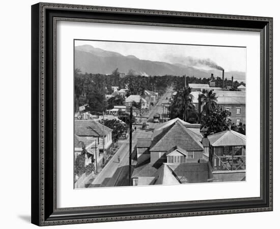 Harbour Street (Eas), Kingston, Jamaica, C1905-Adolphe & Son Duperly-Framed Giclee Print