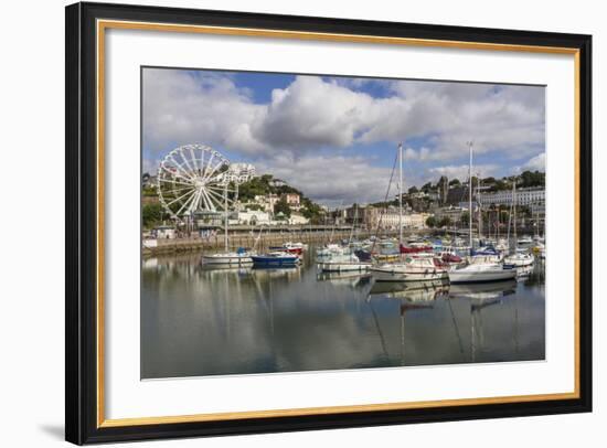 Harbour, Torquay, Devon. England, United Kingdom, Europe-Rolf Richardson-Framed Photographic Print