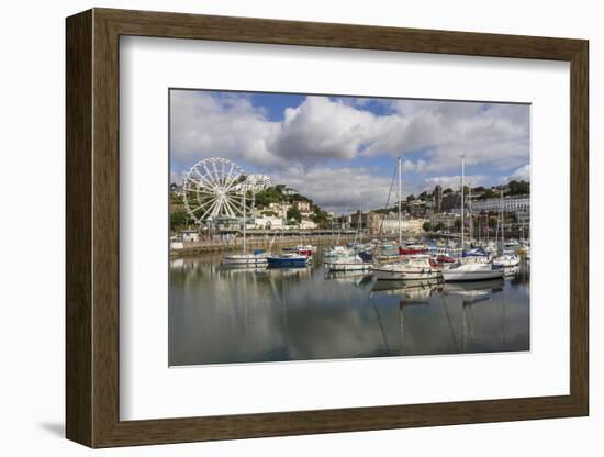 Harbour, Torquay, Devon. England, United Kingdom, Europe-Rolf Richardson-Framed Photographic Print