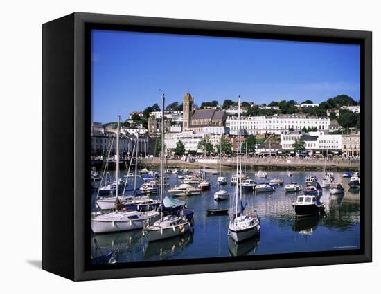 Harbour, Torquay, Devon, England, United Kingdom-J Lightfoot-Framed Premier Image Canvas