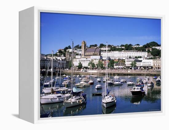 Harbour, Torquay, Devon, England, United Kingdom-J Lightfoot-Framed Premier Image Canvas