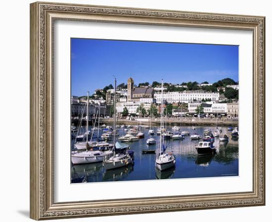 Harbour, Torquay, Devon, England, United Kingdom-J Lightfoot-Framed Photographic Print