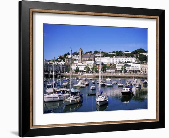 Harbour, Torquay, Devon, England, United Kingdom-J Lightfoot-Framed Photographic Print