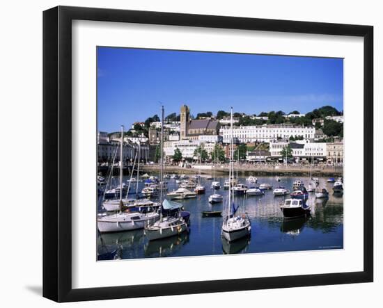 Harbour, Torquay, Devon, England, United Kingdom-J Lightfoot-Framed Photographic Print