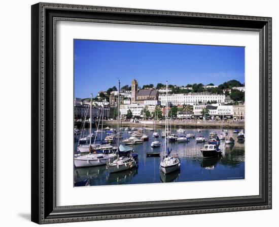 Harbour, Torquay, Devon, England, United Kingdom-J Lightfoot-Framed Photographic Print