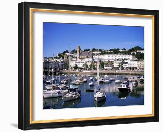 Harbour, Torquay, Devon, England, United Kingdom-J Lightfoot-Framed Photographic Print