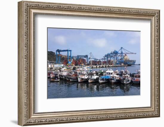 Harbour, Valparaiso, Chile-Peter Groenendijk-Framed Photographic Print