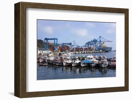Harbour, Valparaiso, Chile-Peter Groenendijk-Framed Photographic Print