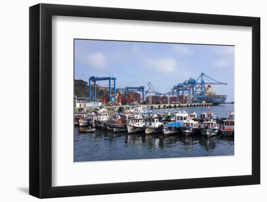 Harbour, Valparaiso, Chile-Peter Groenendijk-Framed Photographic Print