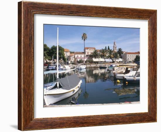 Harbour, Vela Luka, Korcula, Dalmatia, Croatia-Ken Gillham-Framed Photographic Print