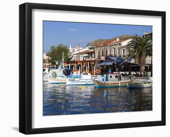 Harbour View, Pythagorion, Samos, Aegean Islands, Greece-Stuart Black-Framed Photographic Print