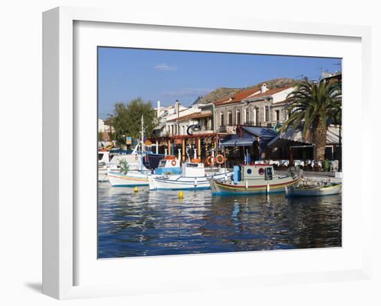 Harbour View, Pythagorion, Samos, Aegean Islands, Greece-Stuart Black-Framed Photographic Print