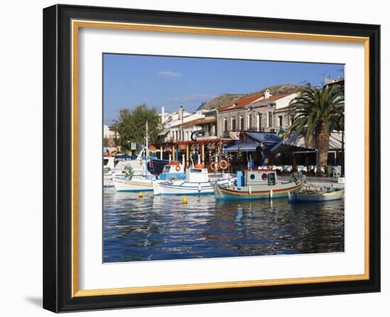 Harbour View, Pythagorion, Samos, Aegean Islands, Greece-Stuart Black-Framed Photographic Print