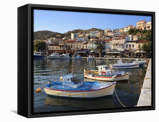 Harbour View, Pythagorion, Samos, Aegean Islands, Greece-Stuart Black-Framed Premier Image Canvas