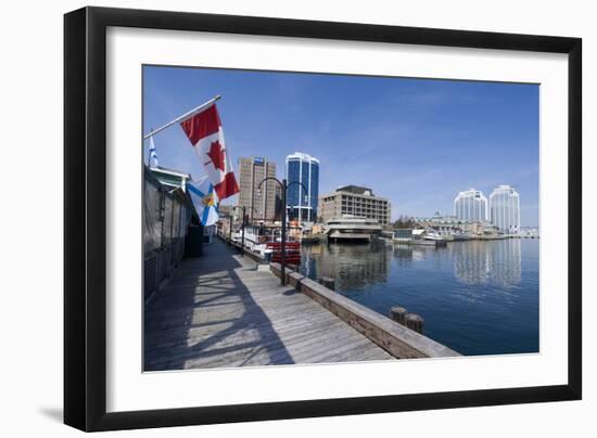 Harbour Walk, Halifax, Nova Scotia, Canada-Natalie Tepper-Framed Photo