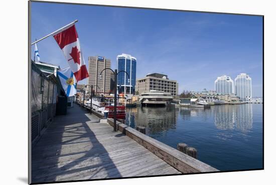 Harbour Walk, Halifax, Nova Scotia, Canada-Natalie Tepper-Mounted Photo