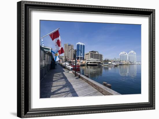 Harbour Walk, Halifax, Nova Scotia, Canada-Natalie Tepper-Framed Photo