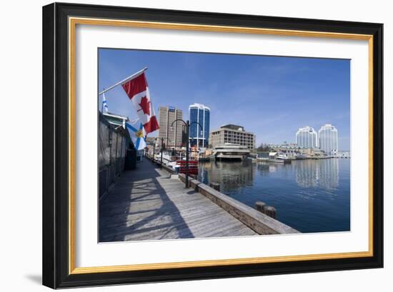 Harbour Walk, Halifax, Nova Scotia, Canada-Natalie Tepper-Framed Photo