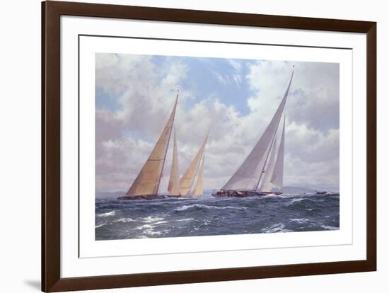 Hard Beat to the West-Steven Dews-Framed Premium Giclee Print