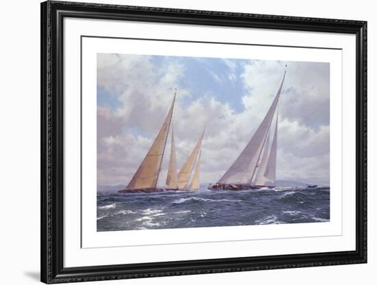 Hard Beat to the West-Steven Dews-Framed Premium Giclee Print