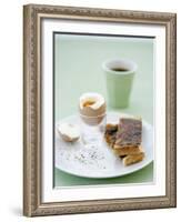 Hard-Boiled Breakfast Egg and Toast with Vegemite-Tanya Zouev-Framed Photographic Print