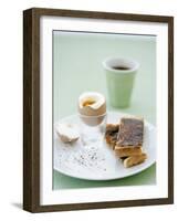 Hard-Boiled Breakfast Egg and Toast with Vegemite-Tanya Zouev-Framed Photographic Print