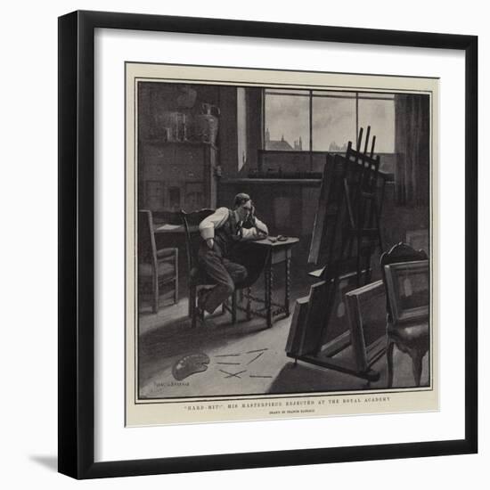 Hard-Hit! His Masterpiece Rejected at the Royal Academy-Francis Barraud-Framed Giclee Print