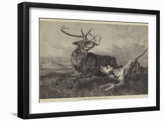 Hard Pressed-Richard Ansdell-Framed Giclee Print