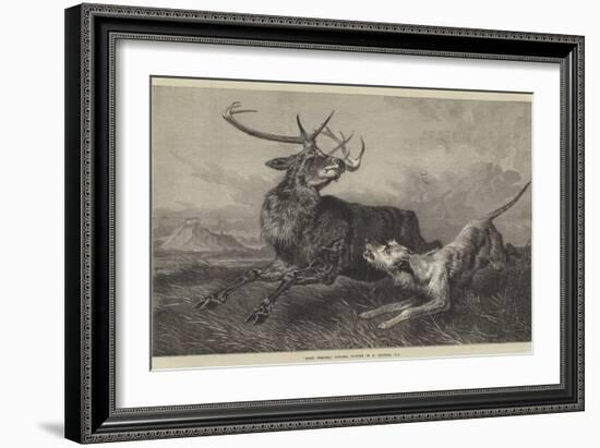 Hard Pressed-Richard Ansdell-Framed Giclee Print