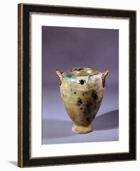 Hard Stone Vase from Tomb of Circle of Mycenae, Mycenaean Civilization, 16th Century BC-null-Framed Giclee Print