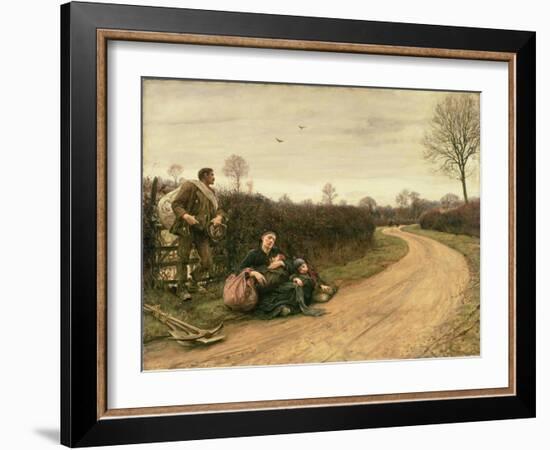 Hard Times, 1885-Hubert von Herkomer-Framed Giclee Print