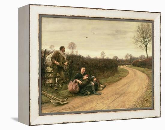 Hard Times, 1885-Hubert von Herkomer-Framed Premier Image Canvas