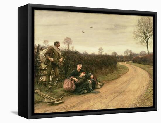 Hard Times, 1885-Hubert von Herkomer-Framed Premier Image Canvas
