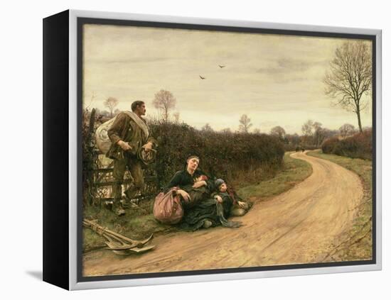 Hard Times, 1885-Hubert von Herkomer-Framed Premier Image Canvas