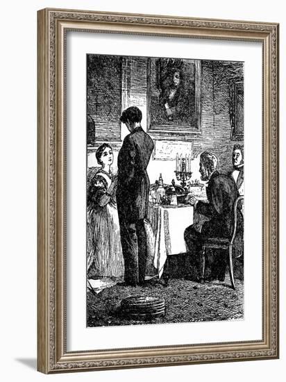 Hard Times - novel by Charles Dickens-Frederick Walker-Framed Giclee Print