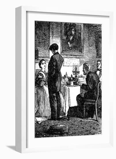 Hard Times - novel by Charles Dickens-Frederick Walker-Framed Giclee Print