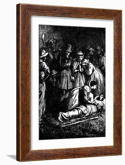 Hard Times - novel by Charles Dickens-Frederick Walker-Framed Giclee Print