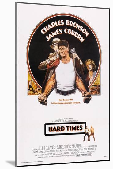 Hard Times, Top from Left: James Coburn, Charles Bronson, Jill Ireland, 1975-null-Mounted Art Print