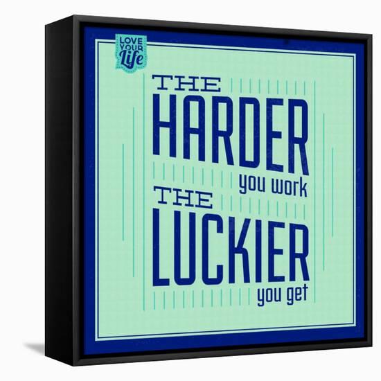 Hard Work and Luck 1-Lorand Okos-Framed Stretched Canvas