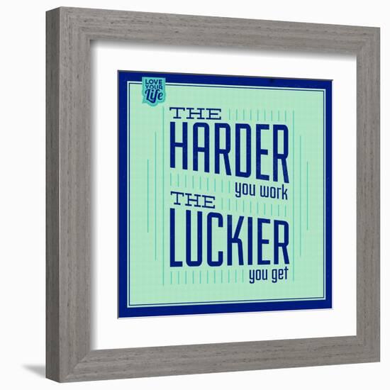 Hard Work and Luck 1-Lorand Okos-Framed Art Print