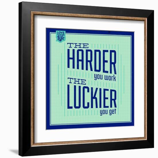 Hard Work and Luck 1-Lorand Okos-Framed Art Print