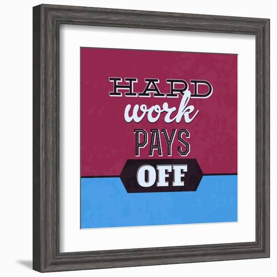 Hard Work Pays Off 1-Lorand Okos-Framed Art Print